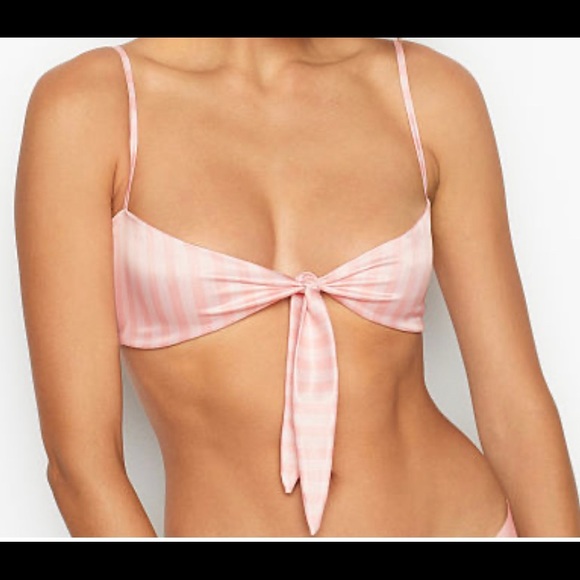 VIctoria Secret tie front bandeau - Picture 1 of 3